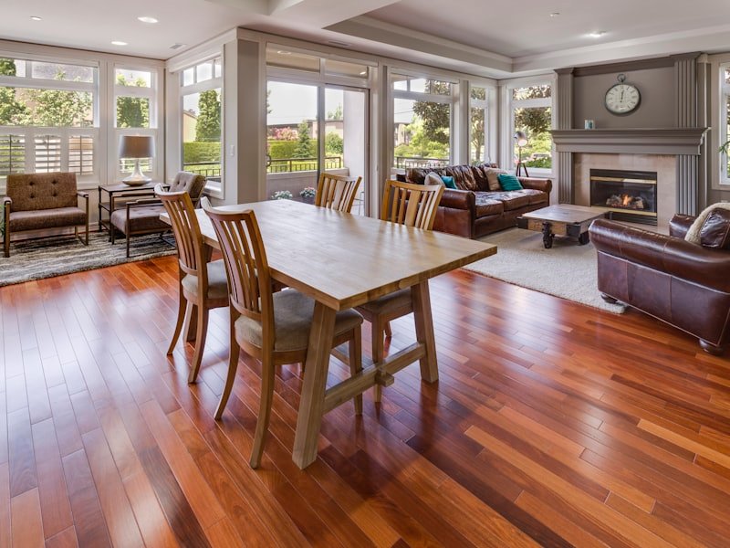 Warm room interior with soft flooring underfoot